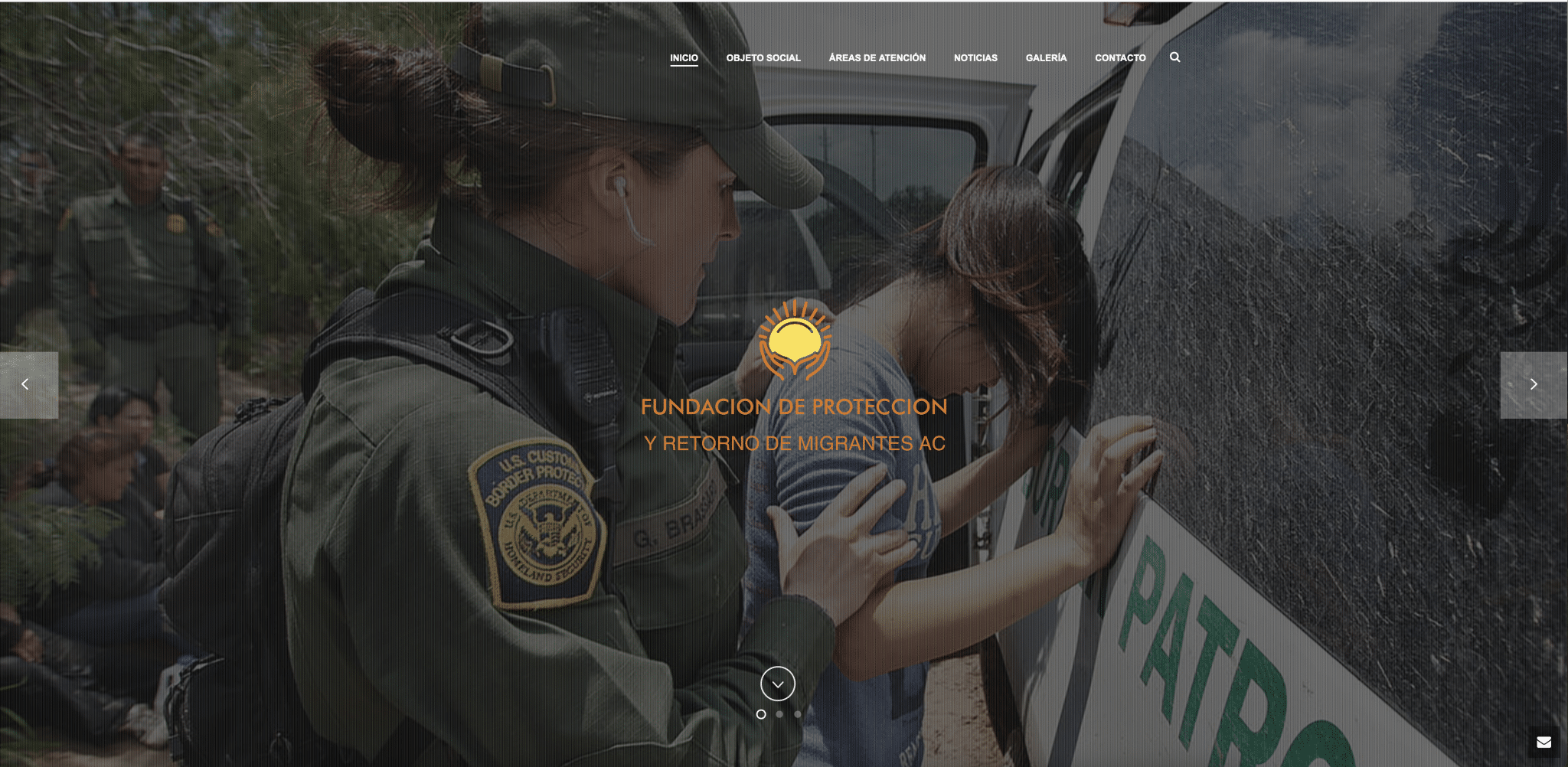 Fundación Migrantes Diseño Web