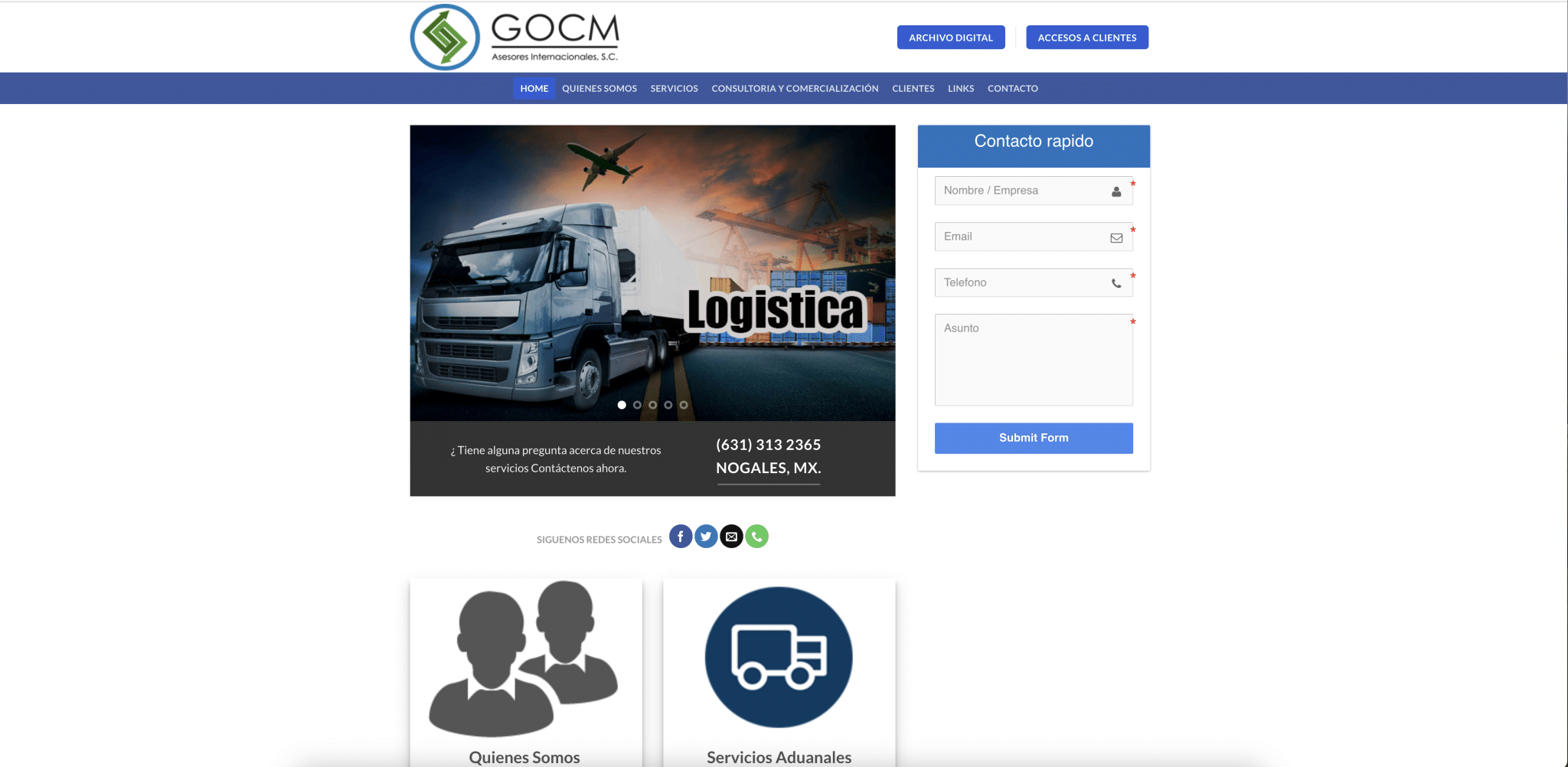 Corporativo Grupo GOCM