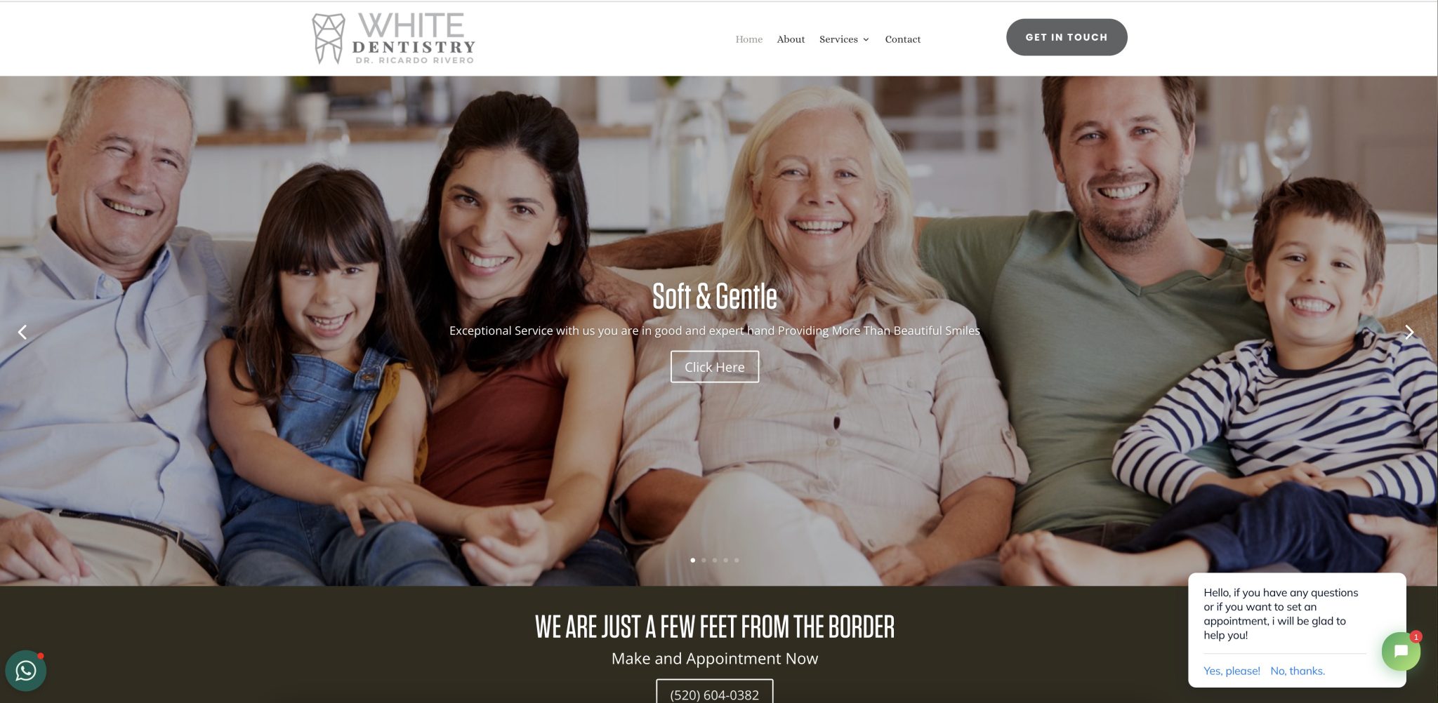 Sitio Web White Dentistry